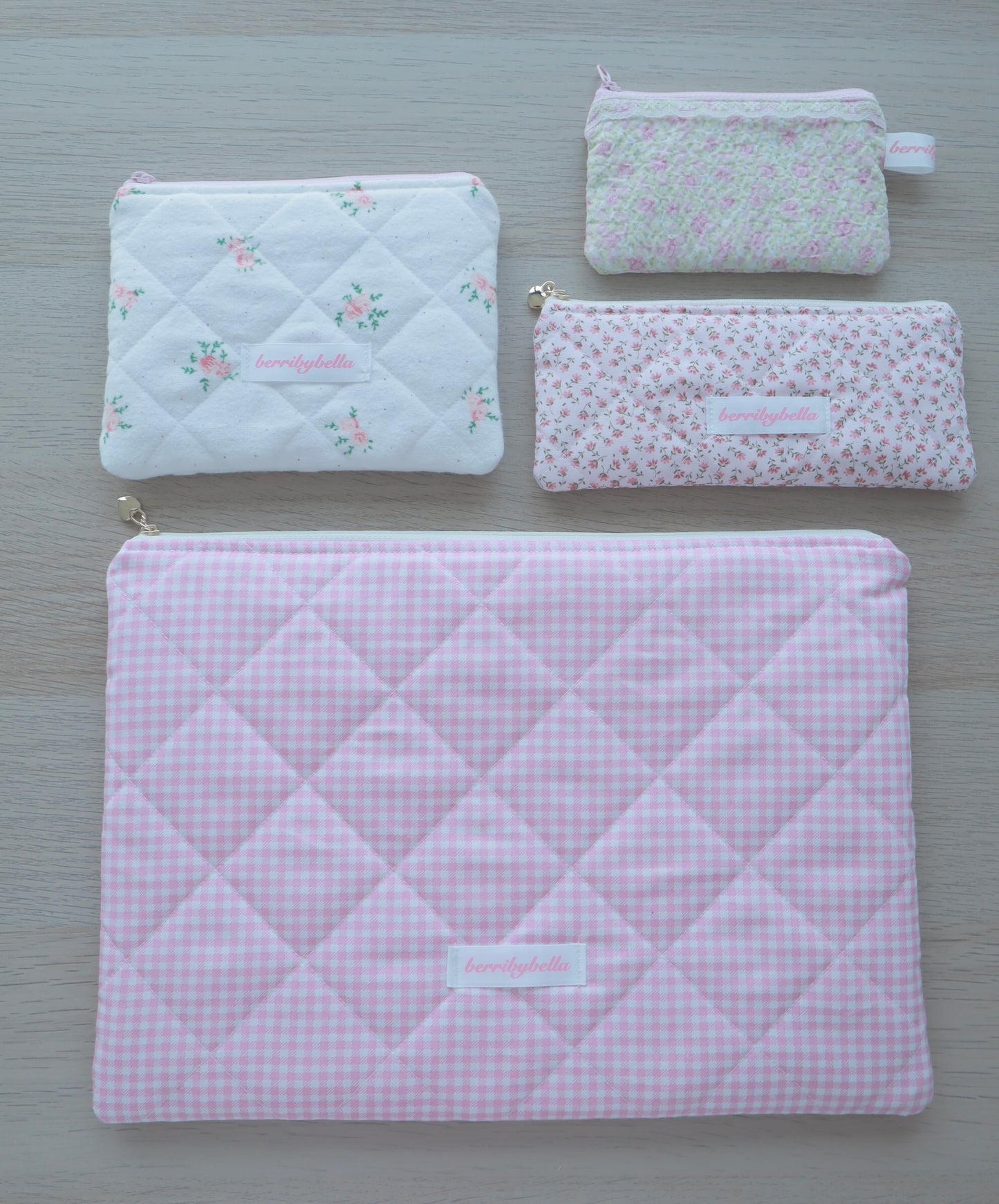 Quilted Zipper Pouch (4 Sizes) Sewing Pattern PDF