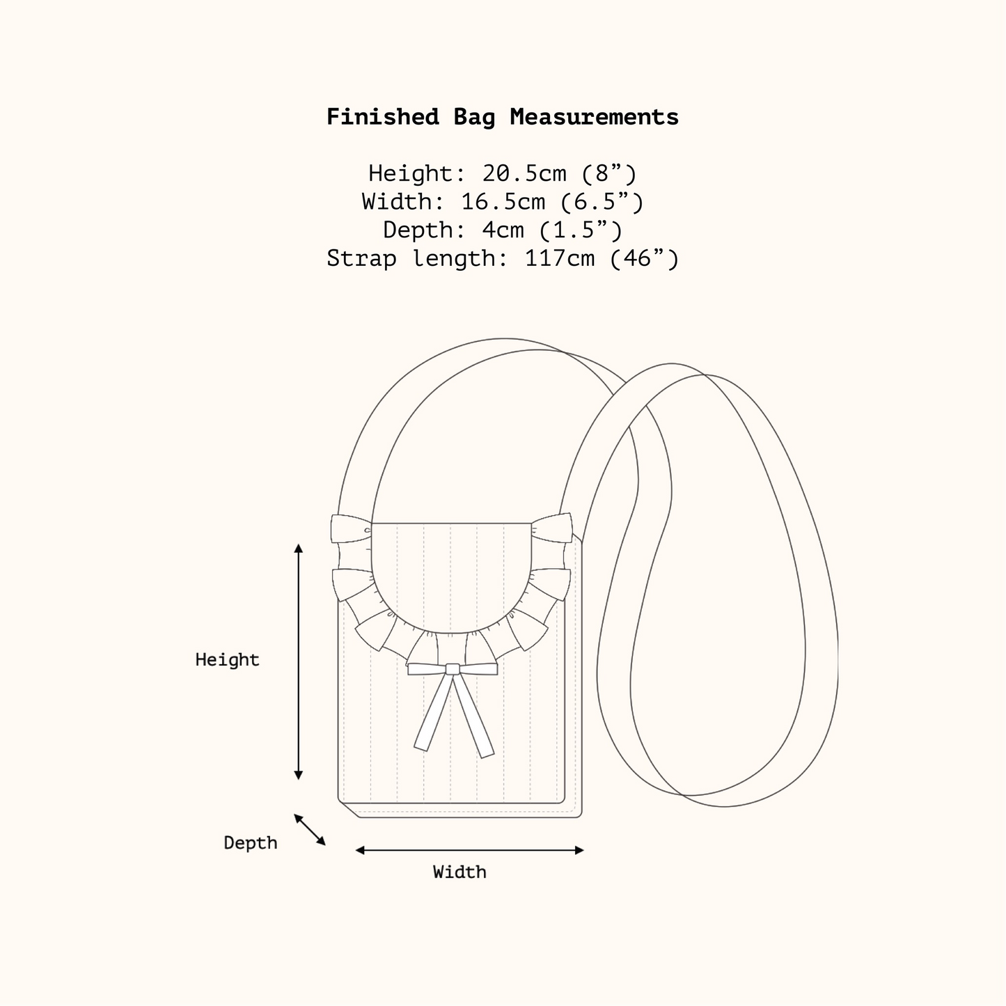 The Mila Book Tote Sewing Pattern PDF