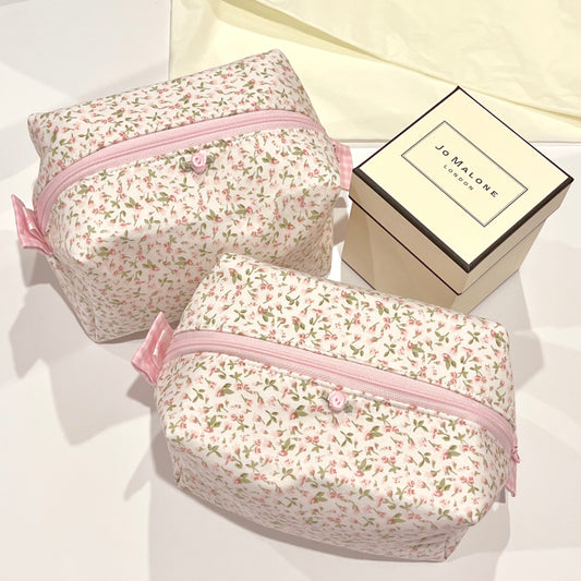 Special Order: My Melody Makeup Pouch + Classic Floral Large Makeup Bag