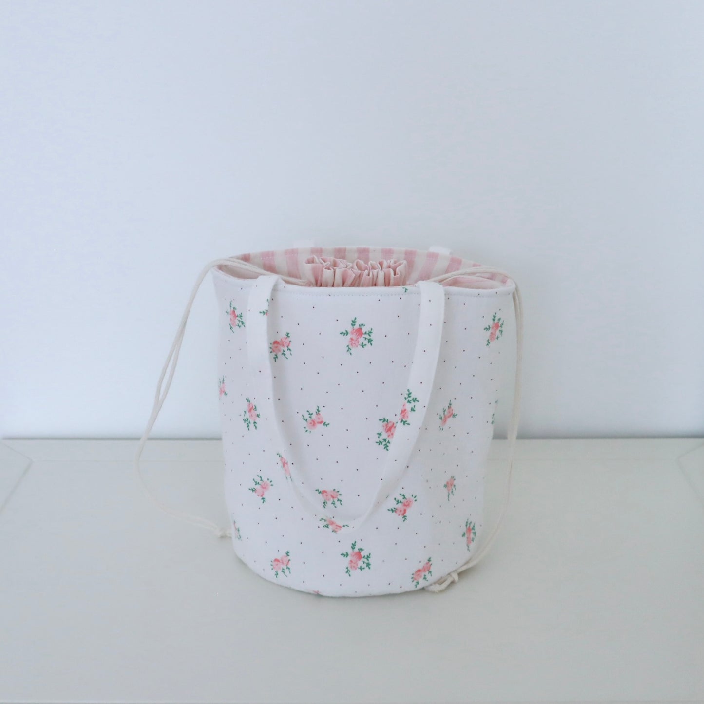 Drawstring Bucket Bag (2 Sizes) Sewing Pattern PDF