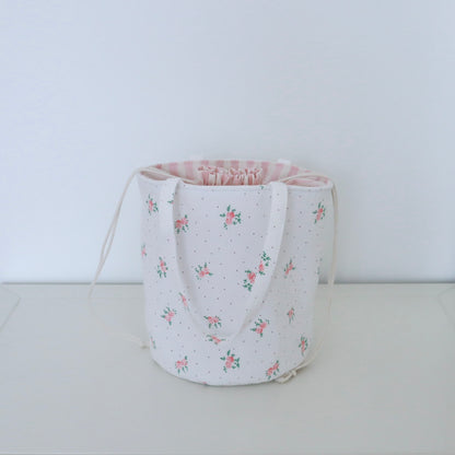 Drawstring Bucket Bag (2 Sizes) Sewing Pattern PDF