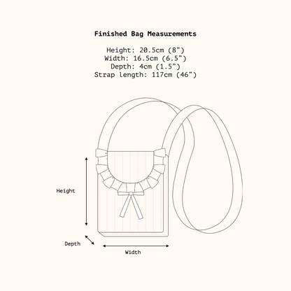 The Mila Book Tote Sewing Pattern PDF